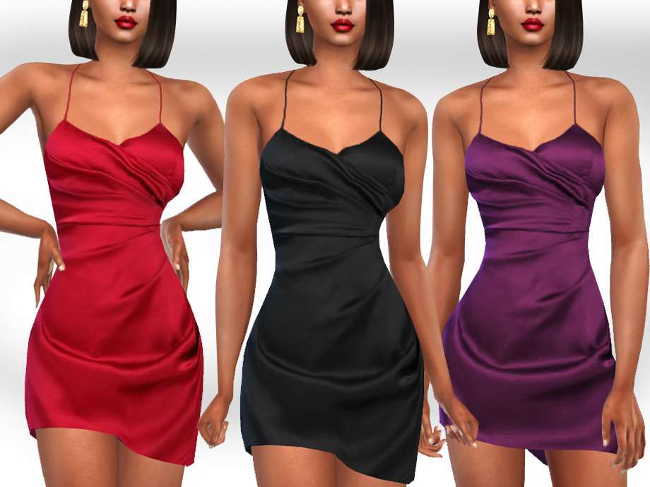Мод платья Kiara Dress для Sims 4