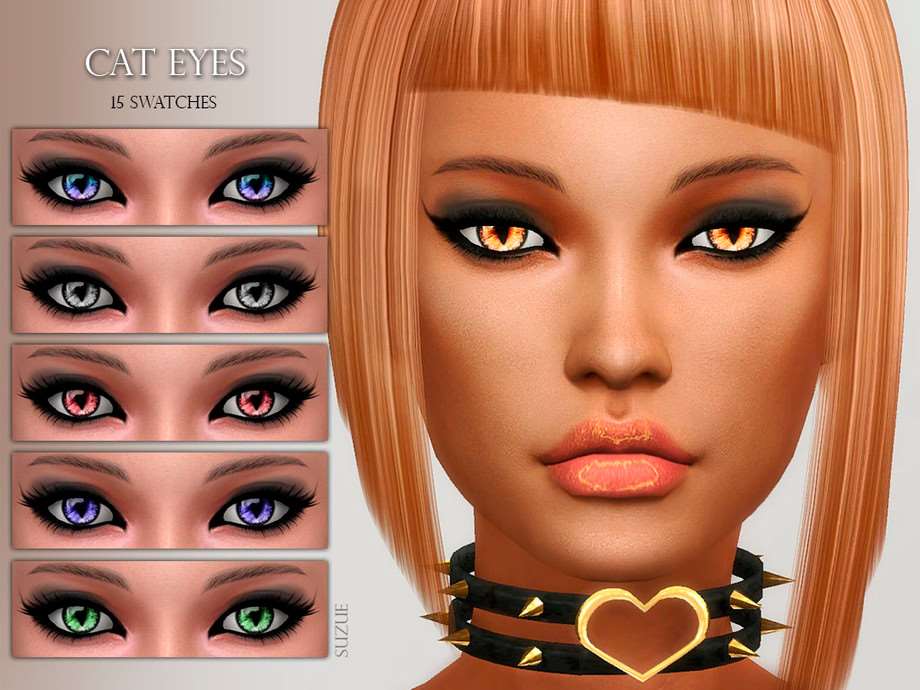Глаза Cat Eyes N17 Глаза Моды для Sims 4
